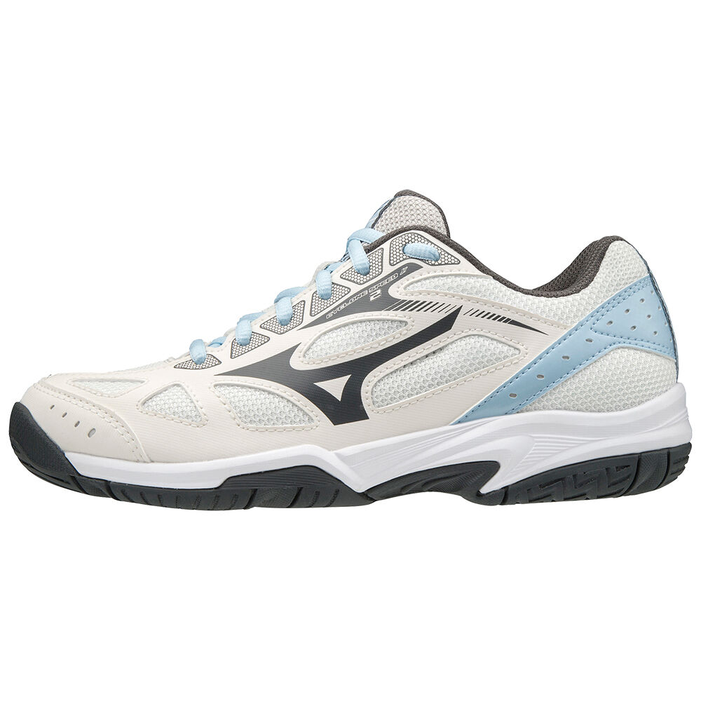 Sapatilhas Voleibol Mizuno Cyclone Speed 2 - Homem - Branco/Cinzentas - YBAGL0547